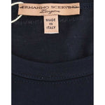 Ermanno Scervino Lingerie Blue Crewneck Cotton Logo T-shirt