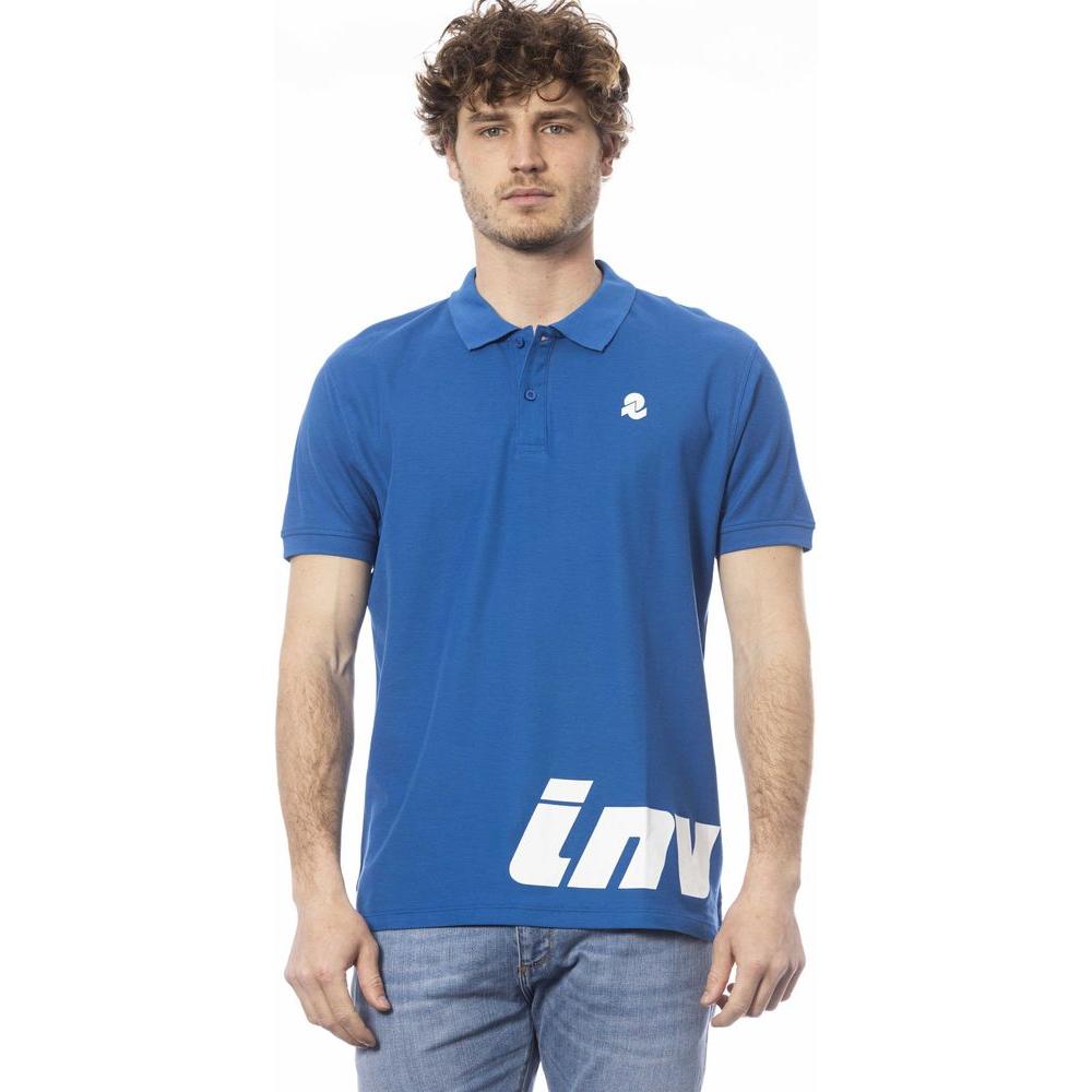 Invicta Blue Cotton Men Polo Shirt