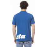 Invicta Blue Cotton Men Polo Shirt