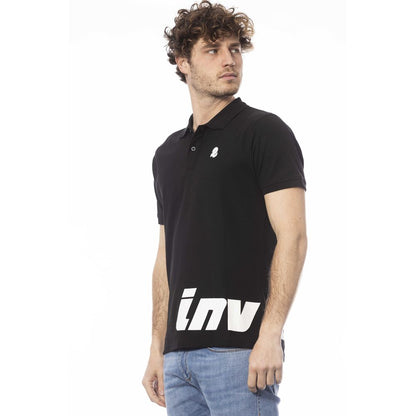Invicta Black Cotton Men Polo Shirt1728,67345744032,Black,Clothing,Invicta,L,M,Men,Men - Clothing,New with tags,Polo Shirt - Men - Clothing,Polo Shirts - T-Shirts - Clothing,S,T-Shirts - Clothing,XL,XXL