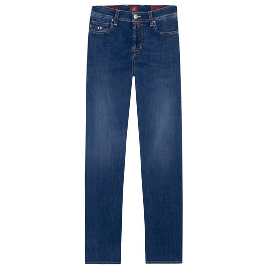 Tramarossa Blue Cotton Men's Jeans