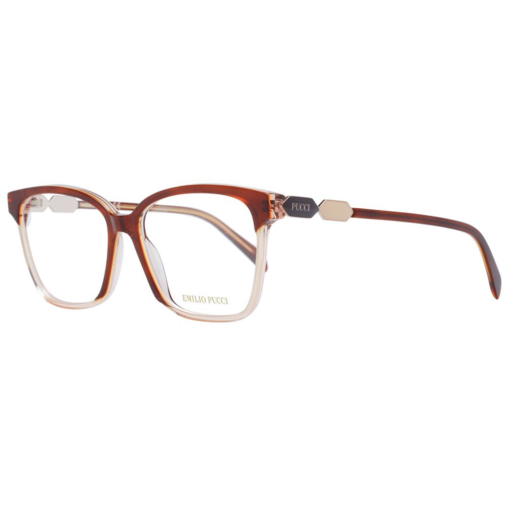 Emilio Pucci Brown Plastic Glasses (Frames)
