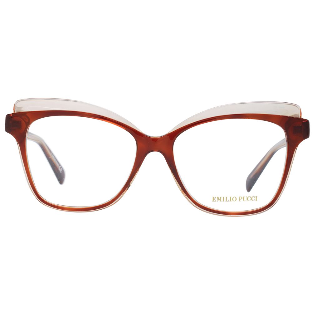 Emilio Pucci Brown Plastic Glasses (Frames)
