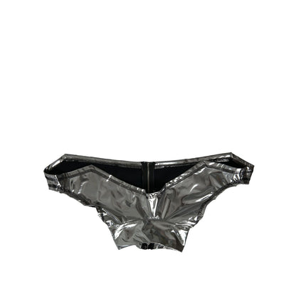 Dolce & Gabbana Silver Polyester Stretch Top