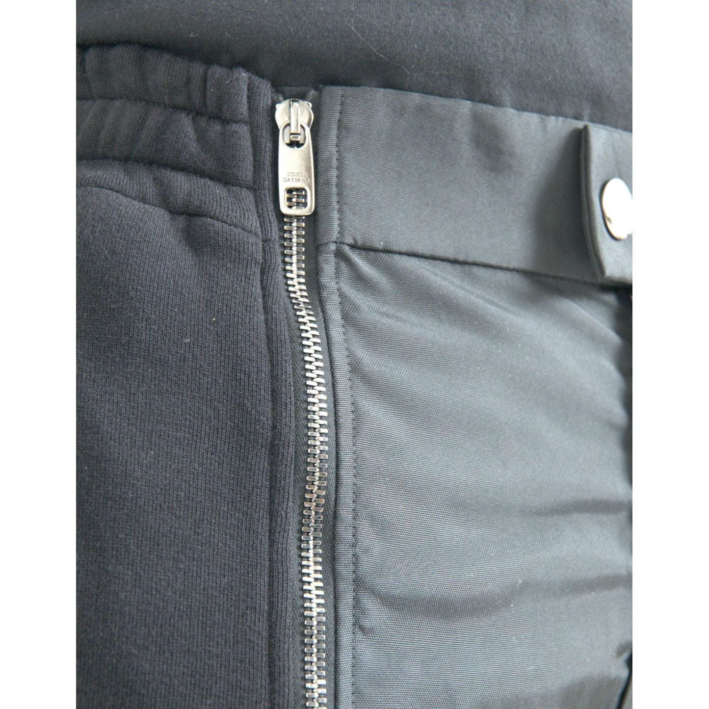 Dolce & Gabbana Black Cotton Blend Skinny Pants