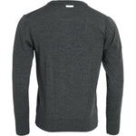 Dolce & Gabbana Dark Gray Wool Crew Neck Pullover Sweater