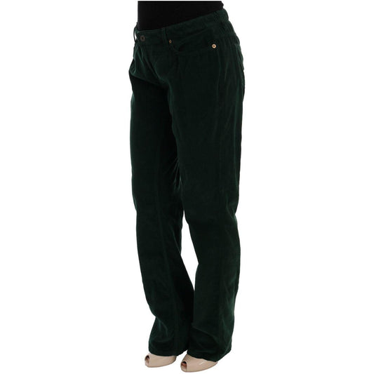 Dolce & Gabbana Green Cotton Corduroys Jeans SIG50012-3