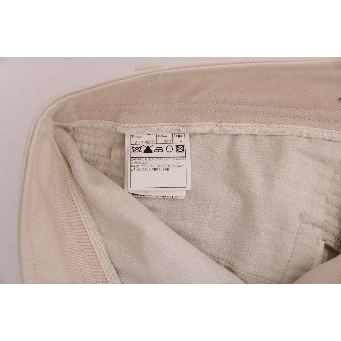 Ermanno Scervino White Slim Fit Casual Jeans SIG30299-3