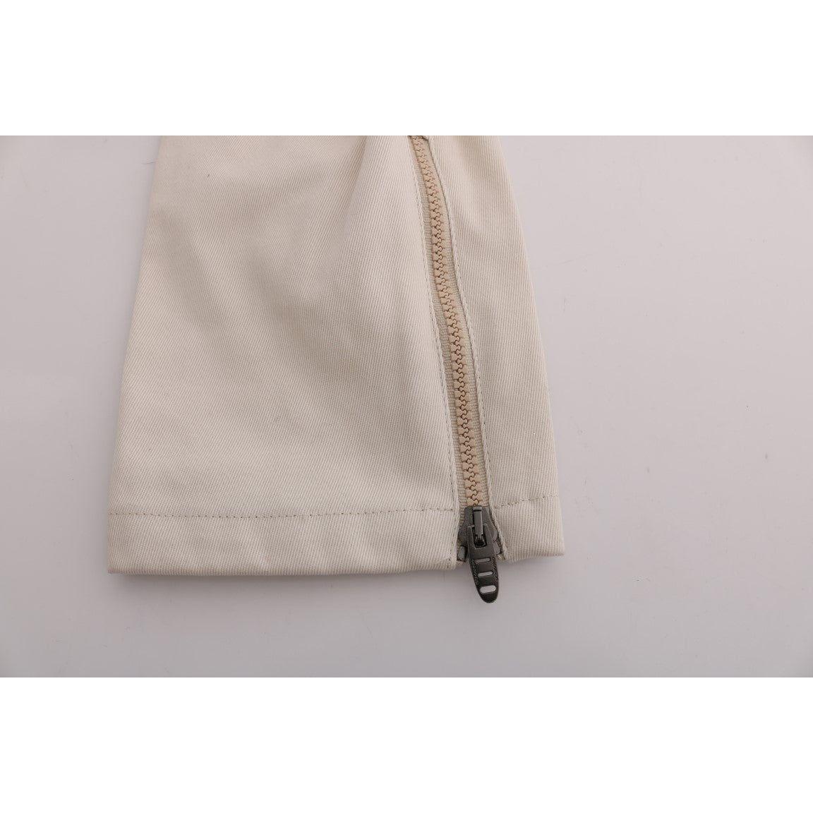 Ermanno Scervino White Slim Fit Casual Jeans SIG30299-3