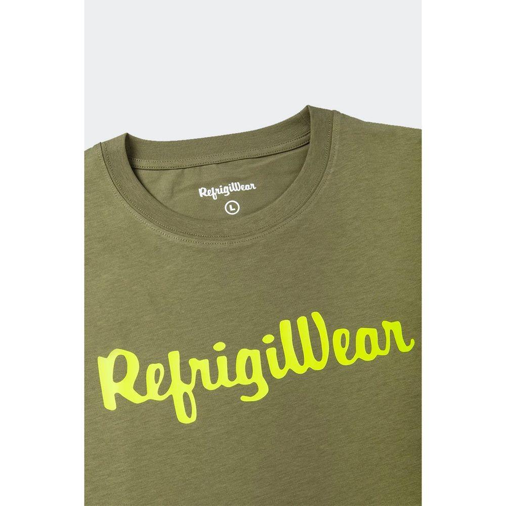 Refrigiwear Army Cotton Tee with Contrast Logo RE-12622-XXL