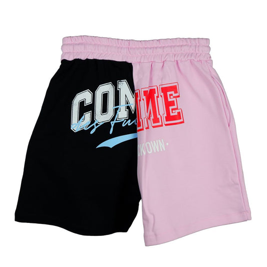 Comme Des Fuckdown Chic Two-Tone Graphic Shorts CO-8654-XS