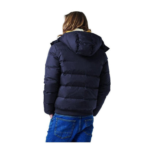 La Martina Blue Nylon Men's Jacket MAN COATS & JACKETS