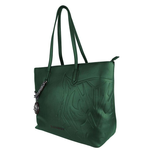Plein Sport Green Polyethylene Women Shoulder Bag PLSP-7590