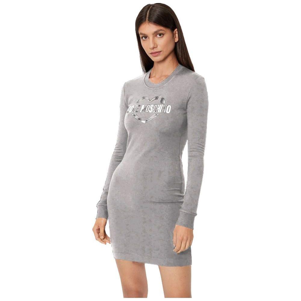 Love Moschino Brown Cotton Women Dress