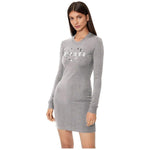 Love Moschino Brown Cotton Women Dress