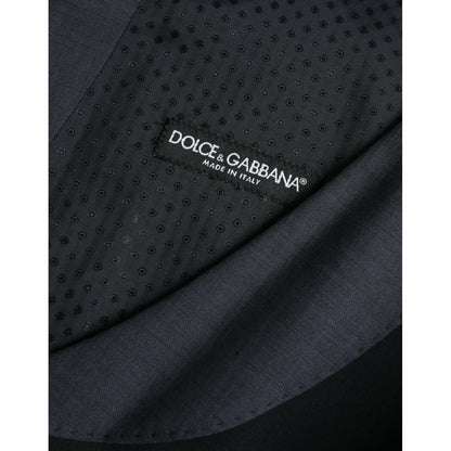 Dolce & Gabbana Black Wool Waistcoat Dress Formal Vest