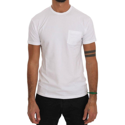 Daniele Alessandrini White Cotton Crewneck T-Shirt1728,67345645728,Clothing,Daniele Alessandrini,Material: 100% Cotton,Men,Men - Clothing,New with tags,T-Shirts - Clothing,T-Shirts - Men - Clothing,T-Shirts - T-Shirts - Clothing,White,XXL