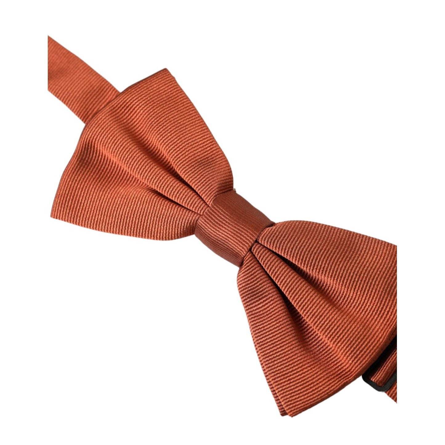 Dolce & Gabbana Brown Silk Adjustable Neck Men Bow Tie