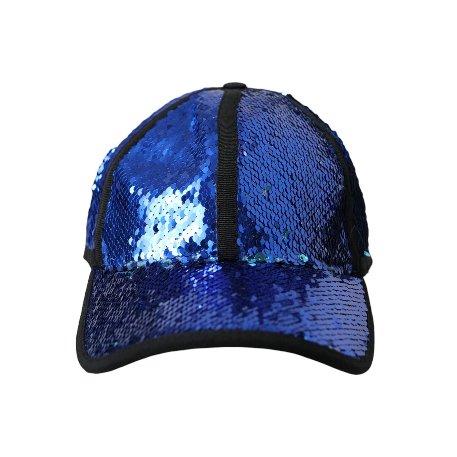 Dolce & Gabbana Royal Blue Sequin Baseball Hat Men