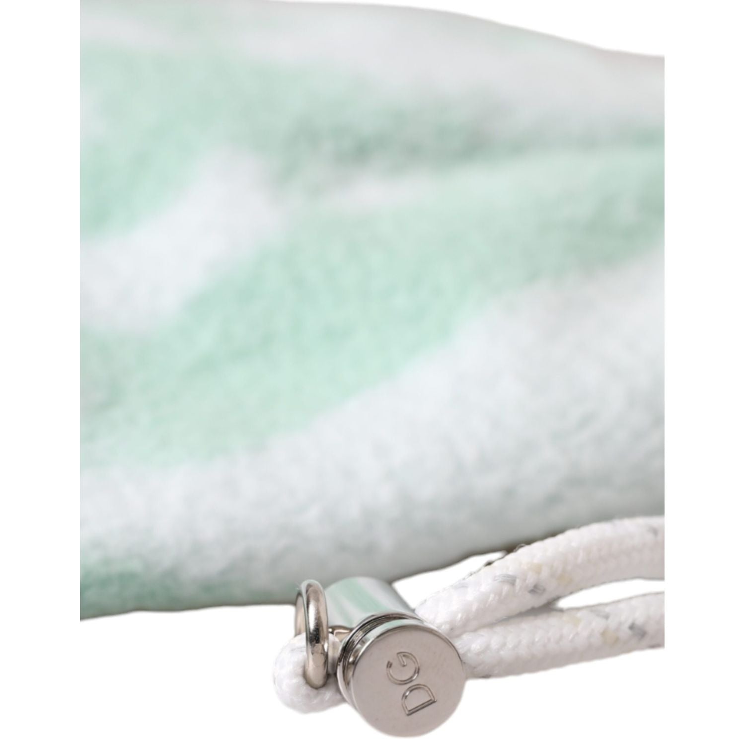 Dolce & Gabbana White Nylon Fleece Wrist Length Mitten Gloves