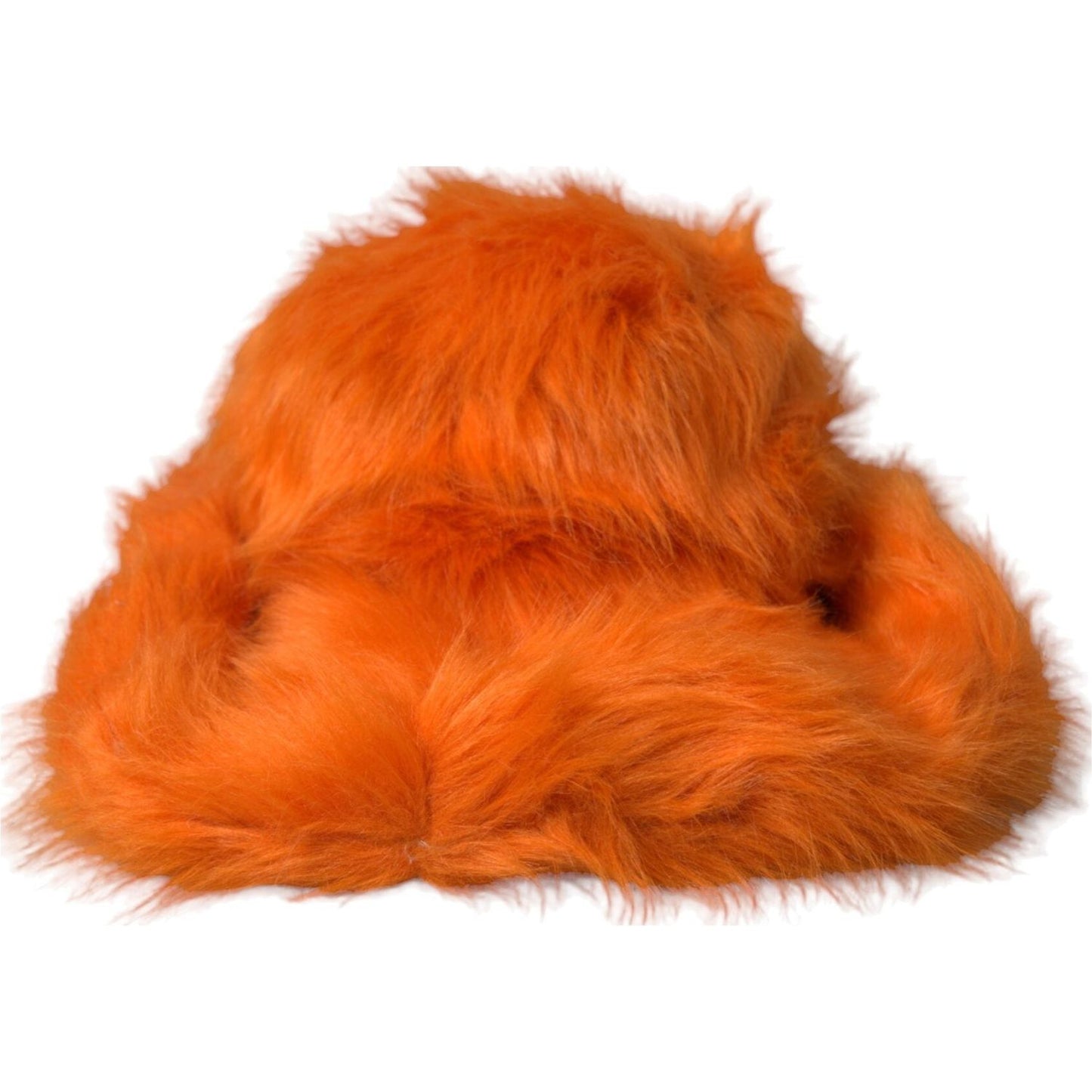 Dolce & Gabbana Orange Faux Fur Polyester Fedora Hat