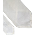 Dolce & Gabbana White Silk Blend Adjustable Tie Men