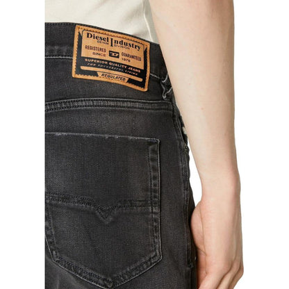 Diesel Black Cotton Men Jeans