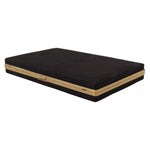 Dolce & Gabbana Black Silk Gold Frame Clutch Evening Party Purse Bag