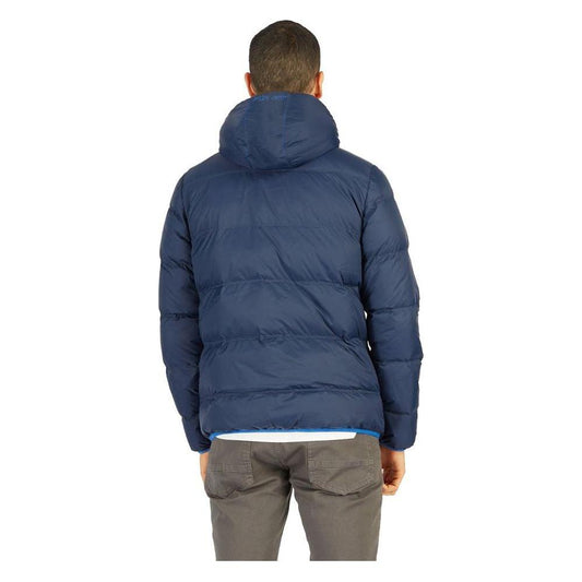 La Martina Blue Nylon Men's Jacket