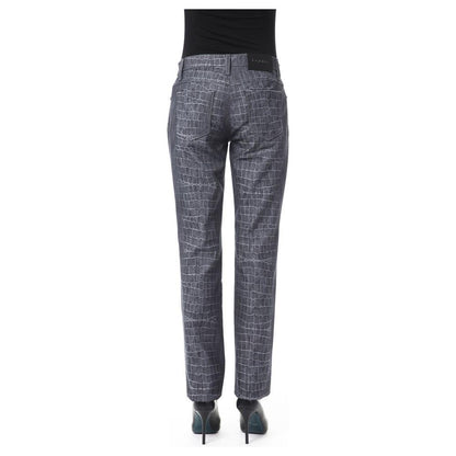 BYBLOS Black Viscose Women's Pants