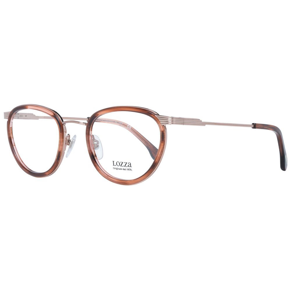 Lozza Brown Metal & Plastic Glasses (Frames)