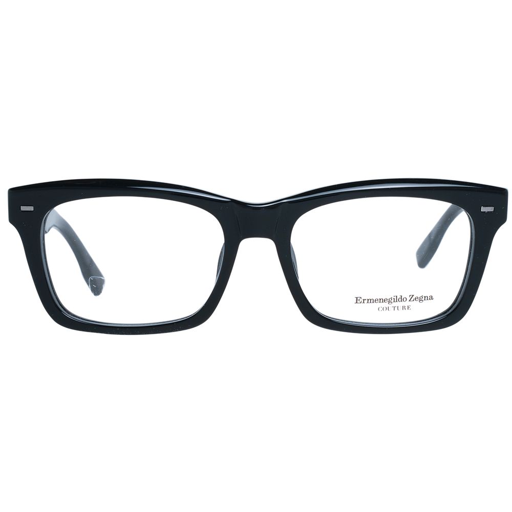 Ermenegildo Zegna Black Plastic Glasses (Frames)