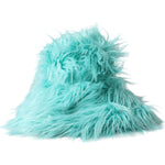 Dolce & Gabbana Mint Green Acrylic Fur Womens Bucket Hat