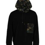 Dolce & Gabbana Black Camouflage Hooded Sweatshirt Sweater