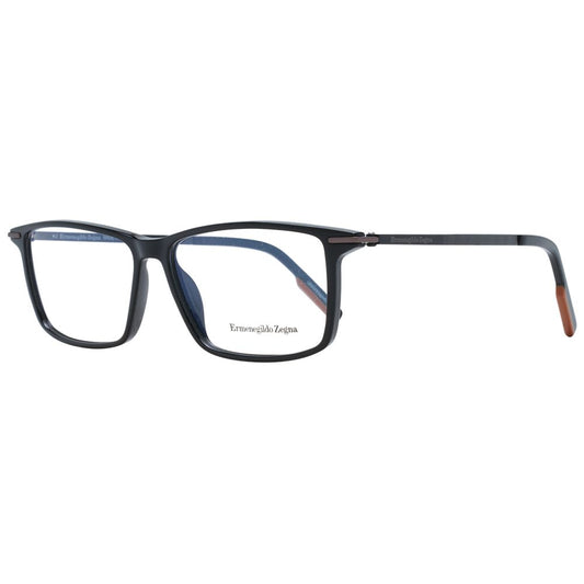 Ermenegildo Zegna Black Plastic Glasses (Frames)