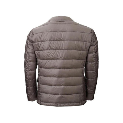 Add Gray Polyamide Men Jacket
