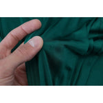 Dolce & Gabbana Dark Green Viscose Long Sleeve Midi Dress