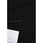Balenciaga Black Cotton Logo Print Crew Neck Short Sleeves T-shirt
