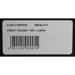 Billionaire Italian Couture Black Leather Cardholder Wallet Wallet