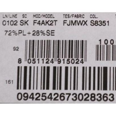 Dolce & Gabbana Pink Green Jacquard Pencil Skirt