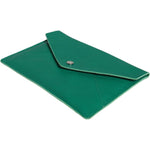 Dolce & Gabbana Green Leather Handbag Clutch Mini Purse Pouch Tablet Case