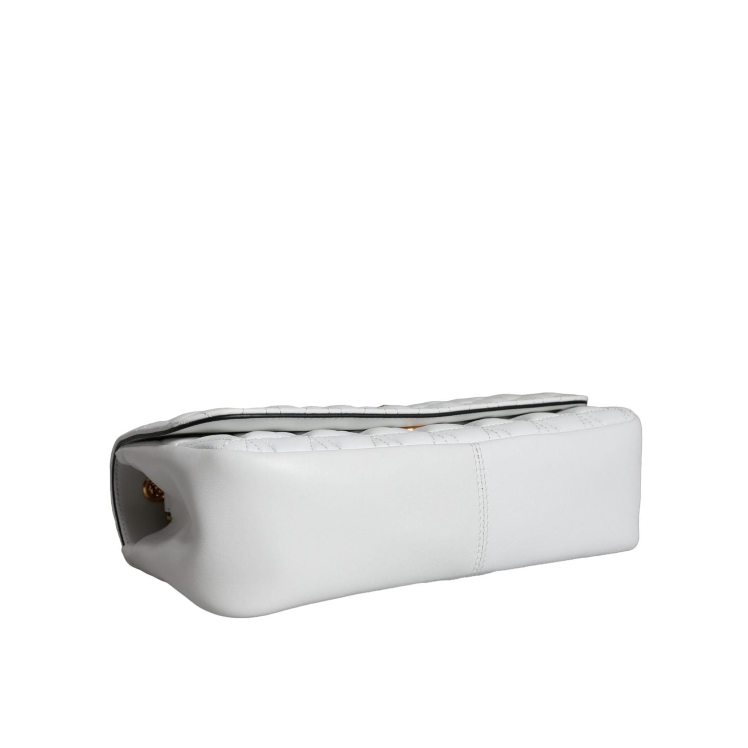 Versace White Mini Nappa Leather Crossbody Shoulder Bag