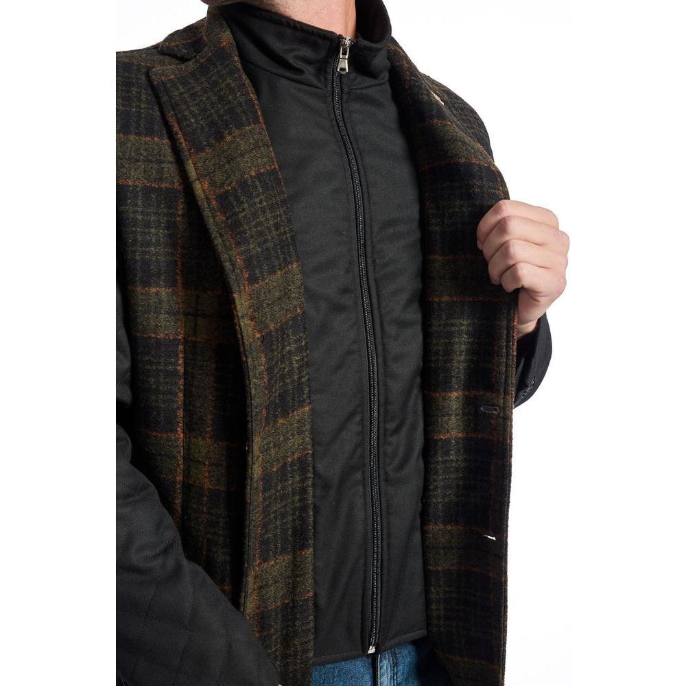 Roberto Pepe Luxury Brown Wool Jackets & Coat