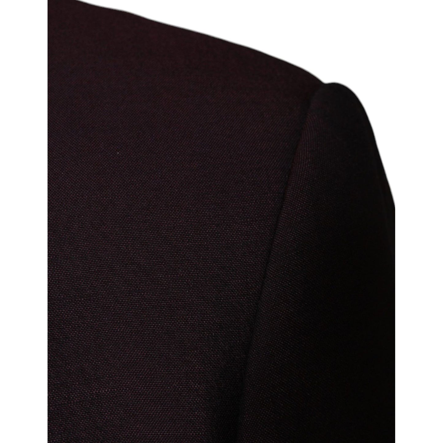 Dolce & Gabbana Bordeaux Wool Single Breasted Dress Blazer