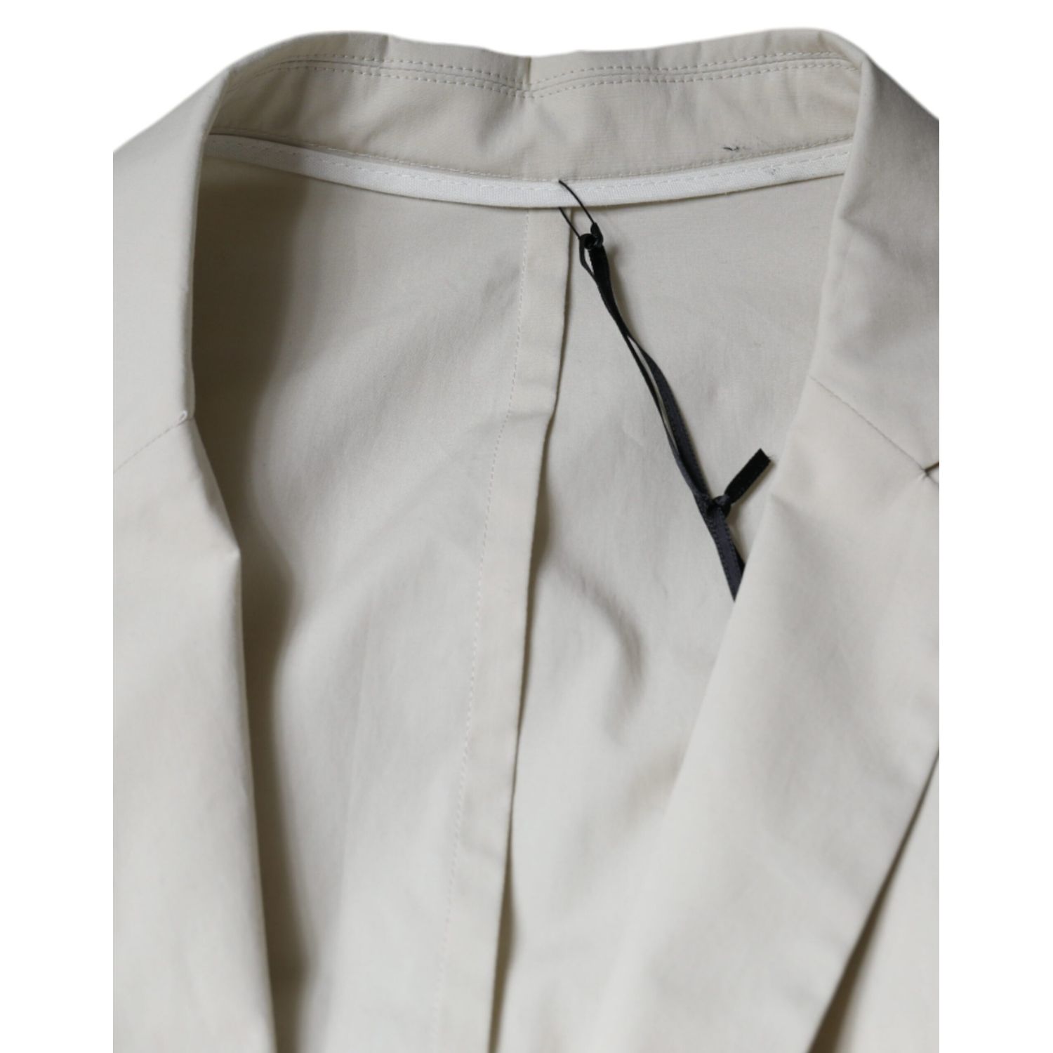 Paolo Pecora Milano Beige Single Breasted Dress Formal Coat Blazer