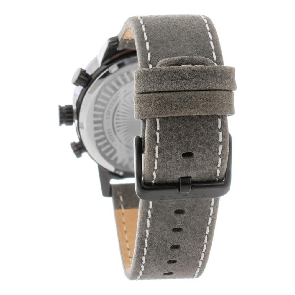Police Gray Leather Watch POR1451281001AC