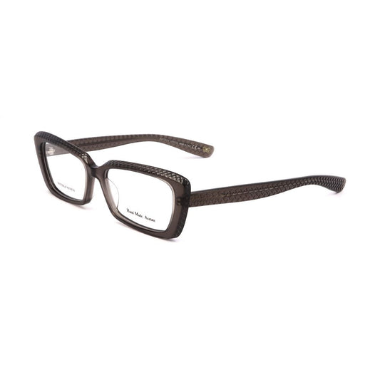 Bottega Veneta Gray Acetate Frames for women, style BV1699BY, featuring durable acetate material and elegant gray color.