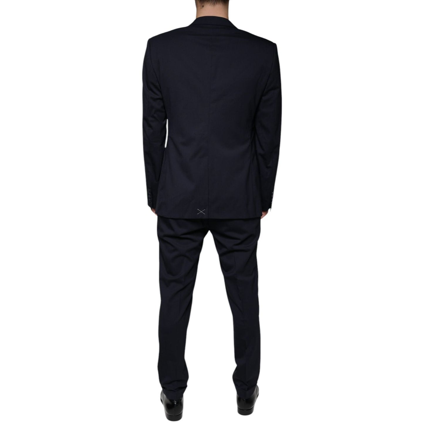Dolce & Gabbana Dark Blue Formal Tuxedo 2 Piece Suit