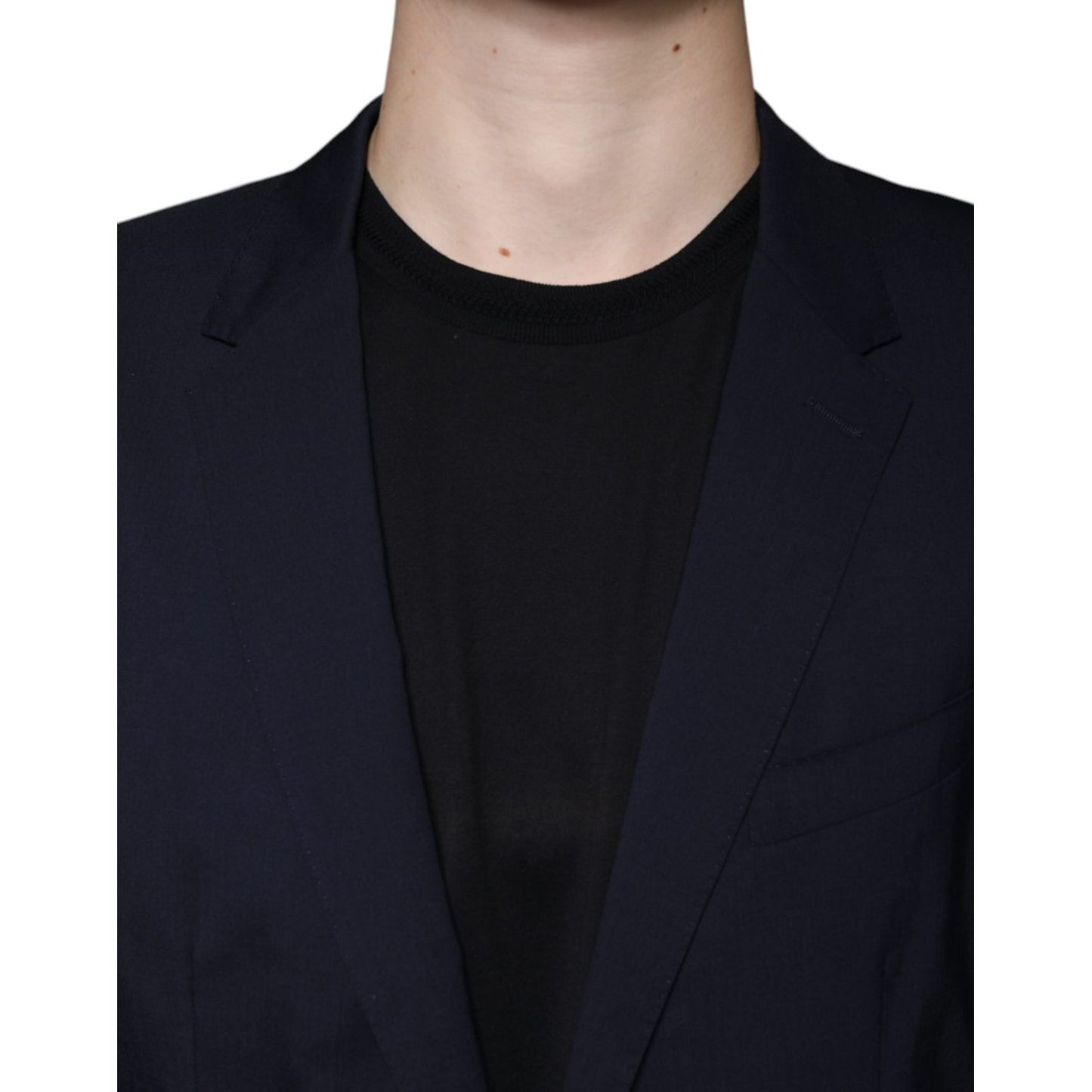 Dolce & Gabbana Dark Blue Formal Tuxedo 2 Piece Suit