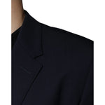 Dolce & Gabbana Dark Blue Formal Tuxedo 2 Piece Suit